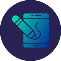 Tablet Creative Sketch Style UI Element vector