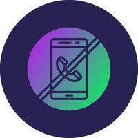 No Phone Monotone Sketch Design Style Artwork vector
