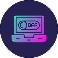 Off Compact Web Style Symbol Design vector