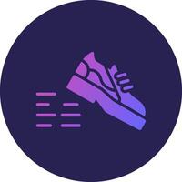 Running Futuristic User Interface Graphic Mark vector