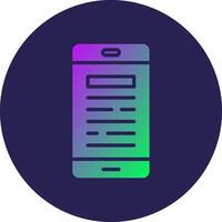Phone Flat Design Based UI Piece vector