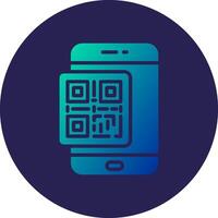 Qr Code Web Styled Graphic Design Piece vector