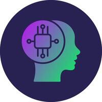 Artificial intelligence UX Focused Graphic Shape Element vector