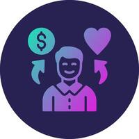 Needs Gradient Colored Visual UI Form vector