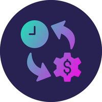 Efficiency Web Based Design Element Symbol vector