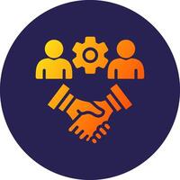 Customer relationship manage App Focused User Interface Design vector