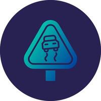 Smooth Road Gradient Style User Interface Element vector