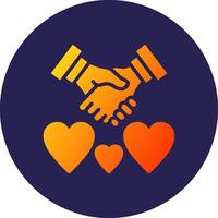 Customer Relationship User Interface Design Badge vector