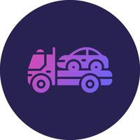 Tow Flat Style UI Symbol vector
