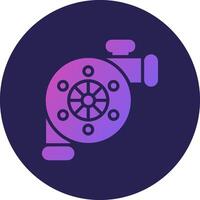 Turbo Gradient Colored Visual UI Form vector