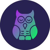 Owl Handcrafted UI Symbol Design Element vector