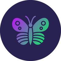 Butterfly Modern Shaped UI Graphic Element vector