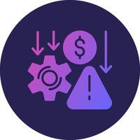 Crisis Management Futuristic User Interface Graphic Mark vector