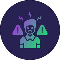 Panic Attack Application Based UI Graphic Design vector