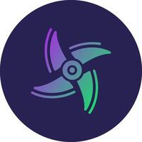 Weapon High Contrast Design UI Badge vector