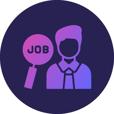 Job Seeking Digital Technology Interface Graphic Element