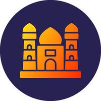 Taj Mahal Business Application Based Graphic Design vector