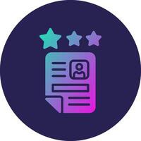 Office Not Qualified Custom Line Art UI Element vector