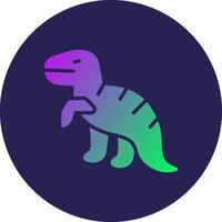 Dinosaur Soft Outlined Graphic Style Symbol vector