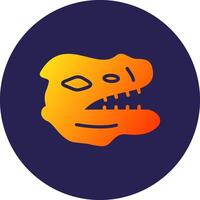 Fossil Illustrated Concept Based Graphic Design vector