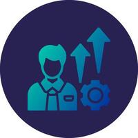 Professional Development Geometric Styled Badge Design Visual vector