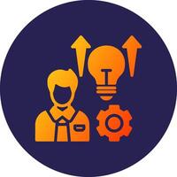 Skills Enhancement Interface Line Based Graphic Illustration vector