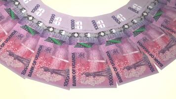 139 Decadent Looping Design of 10000 shillings Currency of Uganda video
