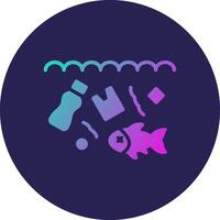 Ocean Vibrant Visual Based Design Object vector
