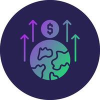 Growth Custom Line Art UI Element vector