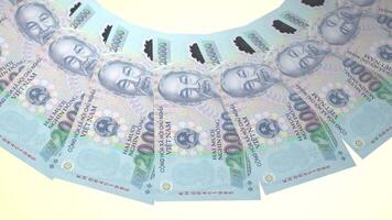 212 Heroic Looping Design of 20000 dong Currency of Vietnam video