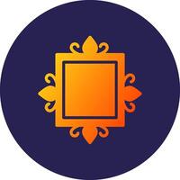 Frame Web Styled Graphic Design Piece vector