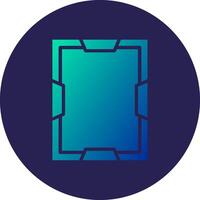 Frame Bright Flat Style Art Design vector