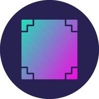 Frame High Contrast Design UI Badge vector