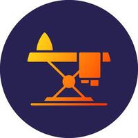Iron Table Bold Application Based Graphic Design vector