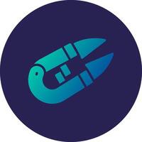 Sewing clipper Modern Shaped UI Graphic Element vector