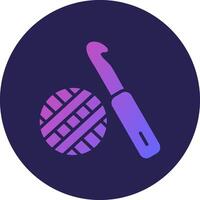 Crochet Muted Tone User Interface Element vector