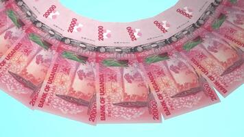 141 Celestial Looping Design of 20000 shillings Currency of Uganda video