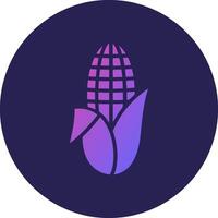 Corn 3D Interface Shape Graphic Element vector