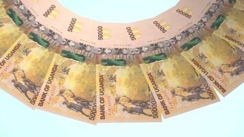 143 Charismatic Looping Design of 50000 shillings Currency of Uganda video
