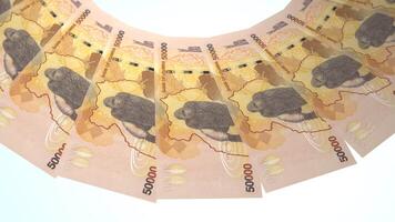 144 Radiating Looping Design of 50000 shillings Currency of Uganda video