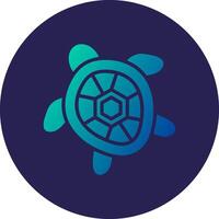 Turtle Pixel Style Inspired Badge Element vector