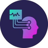 Eeg Digital Technology Interface Graphic Element vector