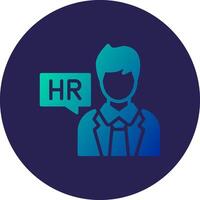 Hr Sleek Visual Style Mark Element vector