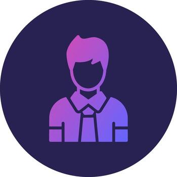 Man Interactive Based UI Symbol vector