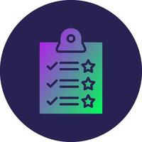 Rating Clean UI Concept Design Badge vector