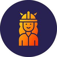 Viking Minimal Graphic Visual Style Symbol vector