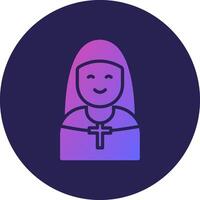 Nun 3D Interface Shape Graphic Element vector
