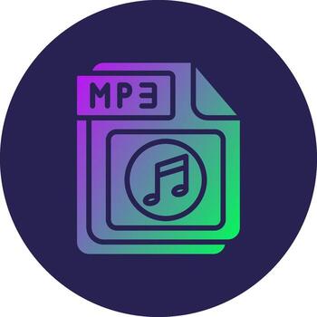 MP3 Interactive Based UI Symbol vector