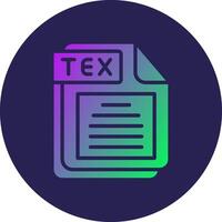 TEX Bold Outlined Badge Graphic Symbol vector