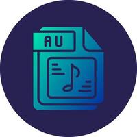 AU Compact Web Style Symbol Design vector